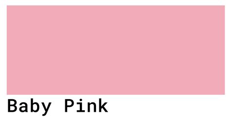 Baby pink pantone color